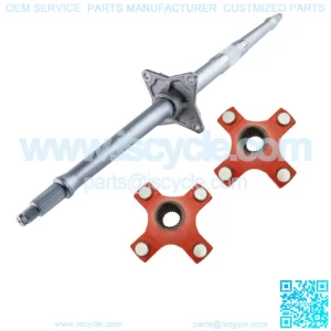 Honda rear wheel axle and hubs TRX 450R / 450ER 2004 2005 2006 2007 - 2014