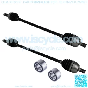 Can Am rear cv axles & wheel bearings set for Maverick X3 Turbo 64" 705502154