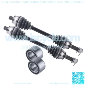 Polaris Sportsman HO front cv axles & wheel bearings set 300 400 2008 - 2010