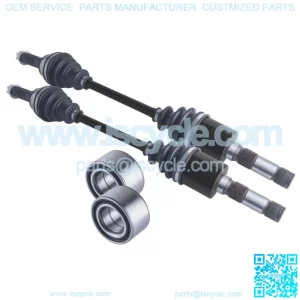 Polaris Ranger rear cv axles & wheel bearings set 500 700 2007 2008 2009 2010