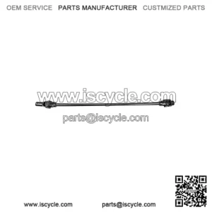 105173201 - PROPSHAFT, FRONT NO SPLN ZERK 81.5 IN