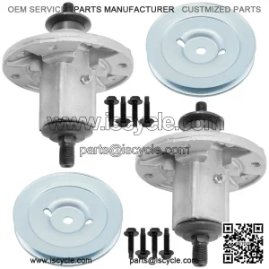 42' Deck Spindle & Pulley for John Deere X300 X304 X324 X360 M152545 AM137483