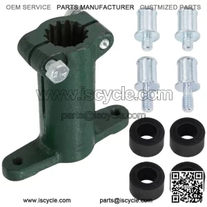 R34359 Hydraulic Pump Drive Shaft & Bushing w/ Bolts For John Deere 4000 4020