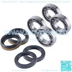 East Lake Axle front wheel bearings & seals kit compatible with Yamaha Rhino 450/660 / 700 2004-2013