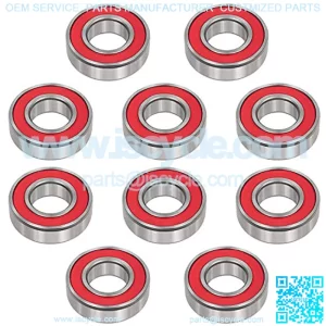 For Snowmobile Bogie Idler Wheel Bearing Rear Suspension Arm 3515142 Pre-Lubricated Premium Grade (10PCS)