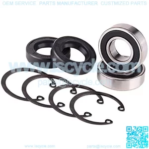 Golf Cart Rear Axle Bearing & Seal for EZGO Marathon, Medalist & TXT Electric Carts 1978 UP, Bearing Shaft Kit Replace OEM# 611931,70181-G01,15112G1,230-889,82705-78(2 Pack)
