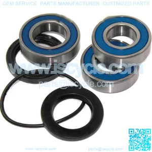 Rear Wheel Ball Bearings Seals Kit for Kawasaki ZX-6R Ninja ZX600 2007-2012