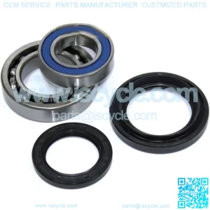 Rear Wheel Ball Bearings Seals Kit for Yamaha Kodiak 400 YFM400 2WD 2000 2001