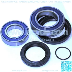 Rear Wheel Ball Bearings Seals Kit for Yamaha Kodiak 400 YFM400 4WD 2000-2002