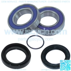 Front Wheel Ball Bearings Seals Kit for Yamaha Wolverine 350 YFM350FX 4WD 00-05