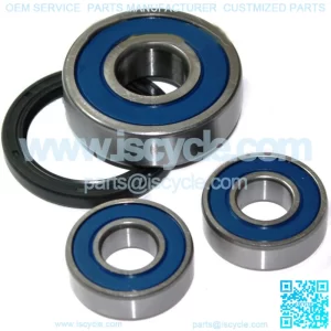 Rear Wheel Ball Bearings Seals Kit for Yamaha XV250 Virago 250 1995-2007