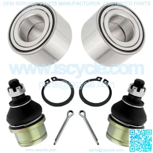2 Front Wheel Knuckle Ball Bearing Joint For Honda TRX420 Rancher 420 4X4 14-21