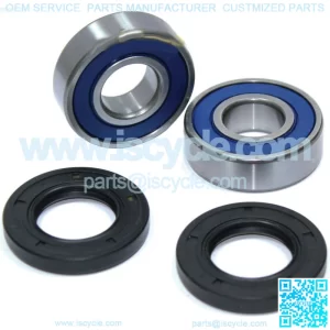 Front Wheel Ball Bearing And Seals Kit for Yamaha Tri-Moto 200 YTM200 1984 1985