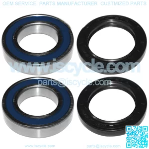 Rear Swing Arm Ball Bearings Seals Kit for Suzuki LT-F250 Quadrunner 1988-1991