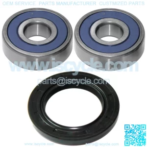 Rear Wheel Ball Bearings Seals Kit for Kawasaki KZ550C Ltd 1981