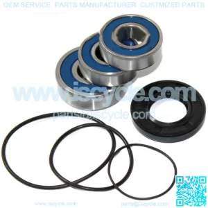 Rear Wheel Ball Bearings Seals Kit for Yamaha XVS1100 V-Star 1100 Classic 00-09