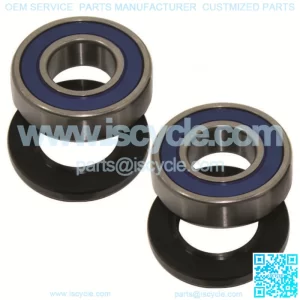 Rear Wheel Ball Bearings Seals Kit for Kawasaki KDX220R 1997-2005