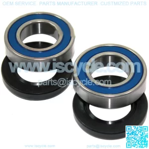 Front Wheel Ball Bearings Seals Kit for Kawasaki ZX-6R Ninja ZX600 2008-2012