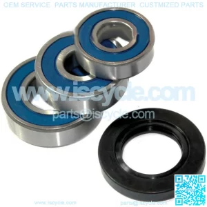 Rear Wheel Ball Bearings Seals Kit for Suzuki GS550E GS550Ef GS550Es 1983-1986