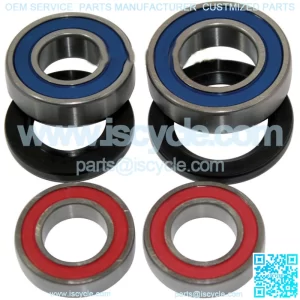 Rear Wheel Ball Bearings Seals Kit for Kawasaki KLX650 1993 1994 1995 1996