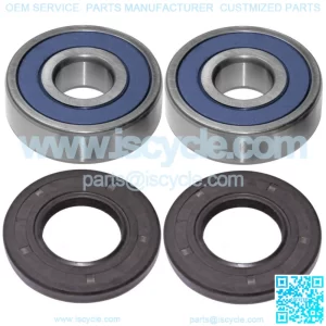 Rear Wheel Ball Bearings Seals Kit for Kawasaki VN750 Vulcan 750 1986-2006