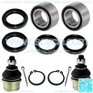 2 Front Knuckle Ball Joint Bearing for Honda TRX500FM Foreman 500 4X4 S 2005-13