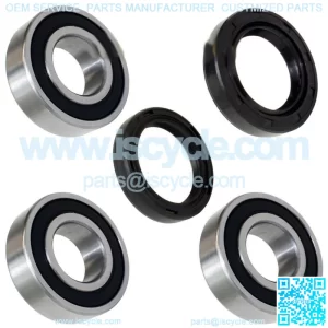 Rear Wheel Ball Bearing Seal Kit for Honda CR125R CR250R CR500R 1990-1999