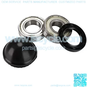 Golf Cart Yamaha Front Wheel Bearing Kit,Inner Wheel Sealed Ball Bearing and Commutator Bearing with Rubber Front Hub Dust Cover for Yamaha G2-G22 and G29.