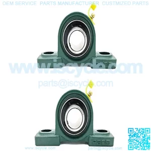 UCP205-16 Cast Iron Pillow Block Mounted Bearings-1" Inch Inside Diameter w/Set Screw Loc 2 Packs
