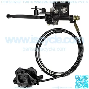 Left Hydraulic Brake Master Cylinder Caliper for Taotao Sunl Roketa Nst 50cc 70cc 90cc 110cc 125cc Peace Eagle Cool Sports ATV Quad Parts