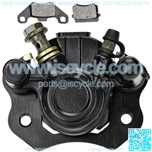Chinese ATV Rear Brake Caliper for Coolster Taotao Kazuma Roketa Sunl Baja Kinroad 50cc 70cc 90cc 110cc 125cc 150cc 200cc Four Wheeler Trailmaster XRX 150 250 GT Tomberlin Crossfire