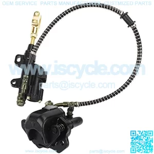 Rear Brake Master Cylinder Caliper Assembly for 50cc 70cc 90cc 110cc 125cc Chinese ATV Quad Scooter