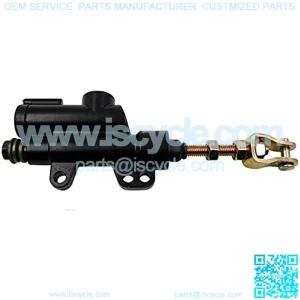 M10 Motorcycle Rear Brake Master Cylinder Pump Compatible with 50cc-125cc Chinese ATV for Taotao BMS Roketa Scooter Snowmobile Pit Dirt Bike