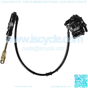 ATV Rear Brake Master Cylinder Caliper Assembly for 50cc 70cc 90cc 110cc 125cc Chinese ATV Quad Scooter