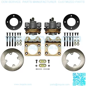 SuperATV Front Disc Brake Conversion Kit for Honda Rancher 350 4x4 (All Years) - DBK-H-001