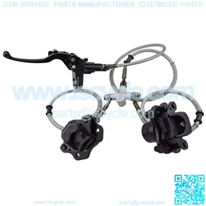 Front Disc Brake Master Cylinder Hydraulic Caliper Assembly Replacement for Chinese 110cc 125cc 150cc 200cc 250cc ATV Four Wheeler Buggy Quad Bike