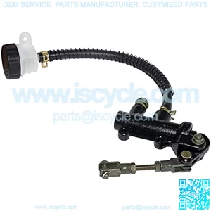 Motorcycle Rear Brake Master Cylinder Pump Hydraulic Refit for Motorbike ATV Dirt Bike Compatible with Kawasaki Ninja ZX6 ZX7