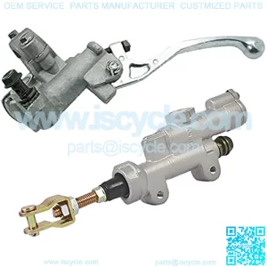 Front & Rear Brake Master Cylinder Pump Hydraulic Refit Compatible with Honda CR125R CR250R CRF250X CRF250R CRF450R CRF CQR for Motorbike ATV Dirt Bike