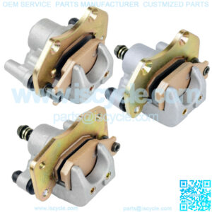 Front Rear Brake Caliper W/ Pad For Can-Am Outlander Max 500 4X4 2007 2008-2012