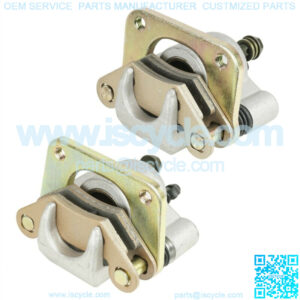 Rear Left Right Brake Caliper w/ Pad for Polaris RZR S 800 2009 2010 2011 - 2014