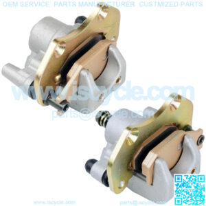 Front Left Right Brake Caliper W/ Pad For Can-Am Outlander 400 2X4 4X4 2003-2015