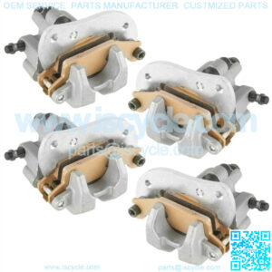Front and Rear Left Right Brake Caliper for Yamaha Grizzly 700 YFM700 2007-2020