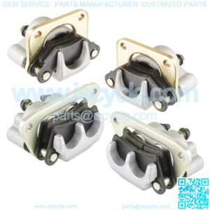Front Rear Left Right Brake Caliper w/ Pads fits Polaris RZR S 800 EFI 2009-2014