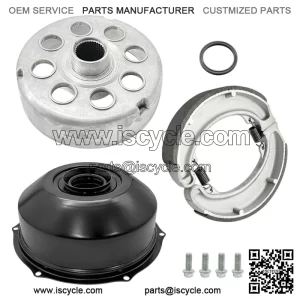 Rear Brake Drum for Honda TRX300FW FourTrax 300 4X4 1988-2000 w/ Brake Shoe Seal