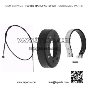 Brake Drum, Band and 60" Cable Combo Kit ?C for Go Kart, Mini Bike