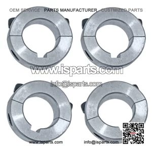 Aluminum Split Locking Collar 1-1/4" ?C Set of 4 ?C for Go Kart Racing, Mini Bike, Trike