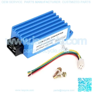 Golf Cart DC Converter Regulator 36V 48V Step Down to 12V 10A 120W Voltage Reducer for EZGO Yamaha Club Car
