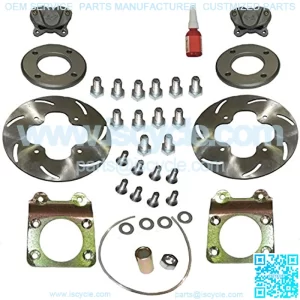 FRONT LEFT RIGHT DISC BRAKE CONVERSION KIT FITS HONDA TRX450 TRX 450 FOREMAN 98 99 00 01 02 03 04 FREE FEDEX 2 DAY SHIPPING