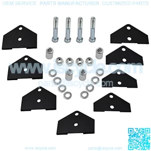 Suspension Lift Kits - Front Rear 2 inch Full Lifter Rise Mount Brackets Compatible with UTV/ATV Polaris RZR 800 EFI