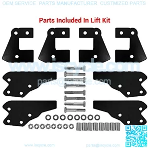 3" Lift Kit for Polaris Ranger Full Size XP 900 / Crew (2013+) - Front & Rear Lift Kit - Easy To Install with Bolt-on System - All Hardware Included - 100% Guaranteed to Fit - Zinc Plated